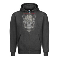 Charcoal Heather lamb of god music concert Zipper Hoodie - linhVisuals