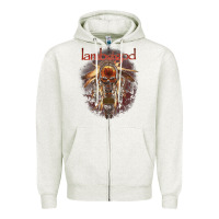 Oatmeal Heather lamb of god music concert Zipper Hoodie - linhVisuals