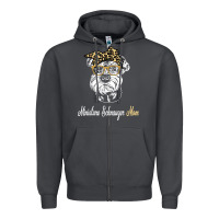 Smoke birthday and mother's day gift miniature schnauzer mom t shirt Zipper Hoodie - linhVisuals