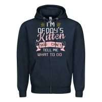 Navy daddy's kitten ddlg littlespace daddy dom cgl t shirt Zipper Hoodie - linhVisuals
