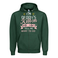 Sports Green daddy's kitten ddlg littlespace daddy dom cgl t shirt Zipper Hoodie - linhVisuals
