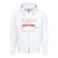 White daddy's kitten ddlg littlespace daddy dom cgl t shirt Zipper Hoodie - linhVisuals