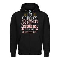 Black daddy's kitten ddlg littlespace daddy dom cgl t shirt Zipper Hoodie - linhVisuals
