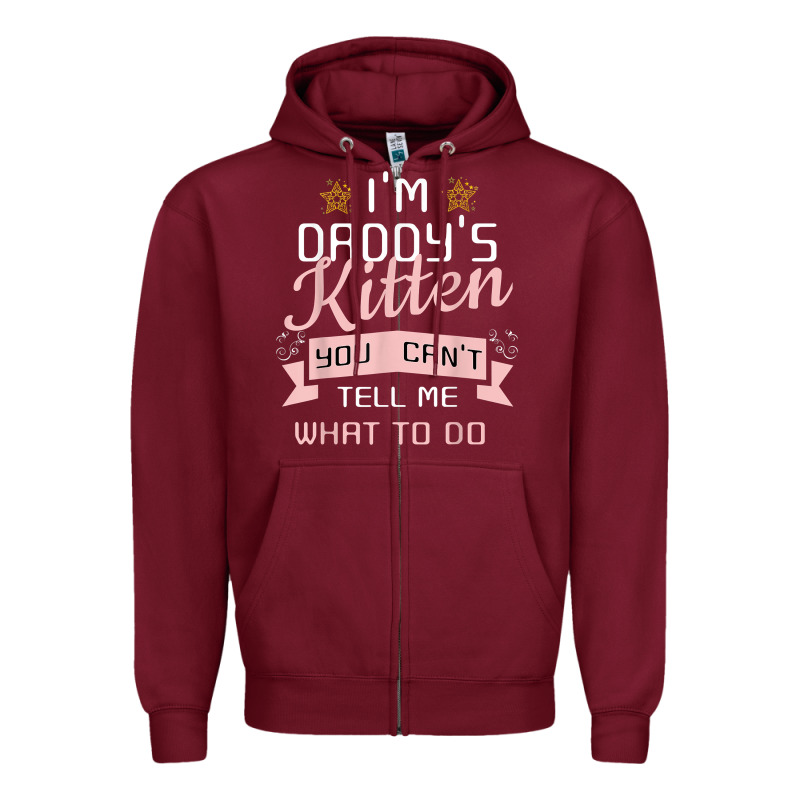 Daddy's Kitten Ddlg Littlespace Daddy Dom Cgl T Shirt Zipper Hoodie by linhVisuals | Teevron