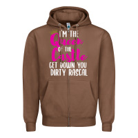 Chestnut i’m the queen of the castle get down you dirty rascal t shirt Zipper Hoodie - linhVisuals