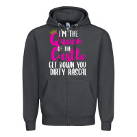 Smoke i’m the queen of the castle get down you dirty rascal t shirt Zipper Hoodie - linhVisuals