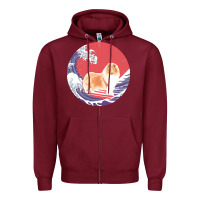 Rough Collie T  Shirt Rough Collie Gifts   Ocean Waves Surfing Rough C Zipper Hoodie | Teevron