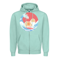 Seafoam rough collie t  shirt rough collie gifts   ocean waves surfing rough c Zipper Hoodie - linhVisuals