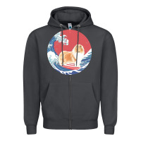Smoke rough collie t  shirt rough collie gifts   ocean waves surfing rough c Zipper Hoodie - linhVisuals