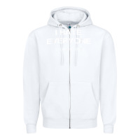 White i hate everyone stupid cunts t shirt Zipper Hoodie - linhVisuals