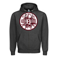 Charcoal Heather the-flin-flon-bombers-pen Zipper Hoodie - linhVisuals