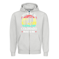 Dove Grey someone in colorado loves me t  shirt someone in colorado loves me fun Zipper Hoodie - linhVisuals