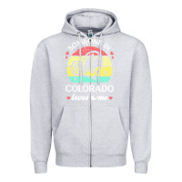 Heather Grey someone in colorado loves me t  shirt someone in colorado loves me fun Zipper Hoodie - linhVisuals