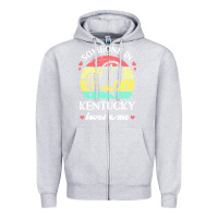 Heather Grey someone in kentucky loves me t  shirt someone in kentucky loves me fun Zipper Hoodie - linhVisuals