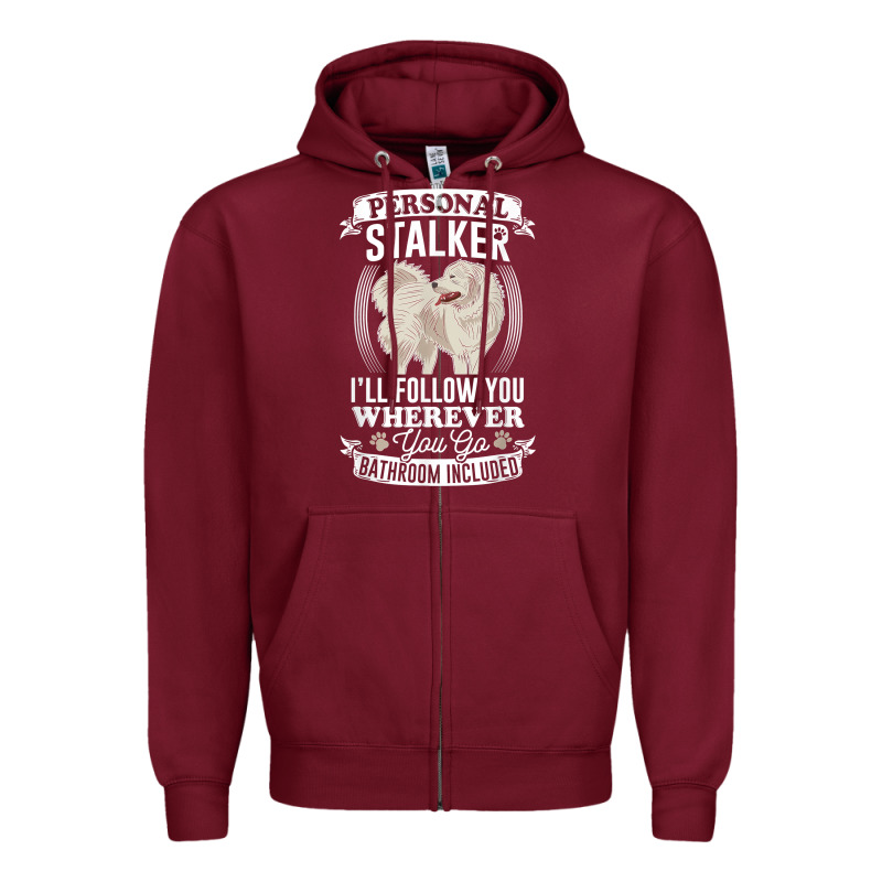 Great Pyrenees Stalker Great Pyrenees Gifts Great Pyrenees T Shirt Zipper Hoodie by linhVisuals | Teevron