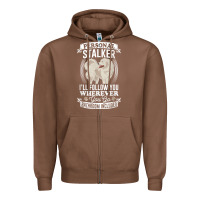 Chestnut great pyrenees stalker great pyrenees gifts great pyrenees t shirt Zipper Hoodie - linhVisuals