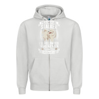 Dove Grey great pyrenees stalker great pyrenees gifts great pyrenees t shirt Zipper Hoodie - linhVisuals