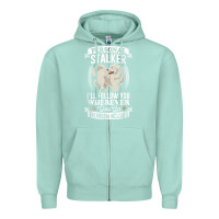 Seafoam great pyrenees stalker great pyrenees gifts great pyrenees t shirt Zipper Hoodie - linhVisuals