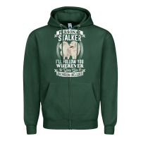 Sports Green great pyrenees stalker great pyrenees gifts great pyrenees t shirt Zipper Hoodie - linhVisuals