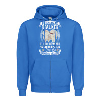 True Royal great pyrenees stalker great pyrenees gifts great pyrenees t shirt Zipper Hoodie - linhVisuals