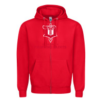 Red the-dubuque-fighting-saints-pen Zipper Hoodie - linhVisuals