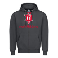 Smoke the-dubuque-fighting-saints-pen Zipper Hoodie - linhVisuals