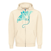 Sandshell hawaii tribal manta ray hawaiian shirt shark lover t shirt Zipper Hoodie - linhVisuals