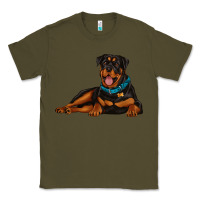 Army Green rottweiler Classic Tee - Artiststas