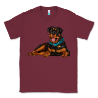 Burgundy rottweiler Classic Tee - Artiststas