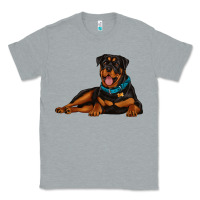 Heather Grey rottweiler Classic Tee - Artiststas