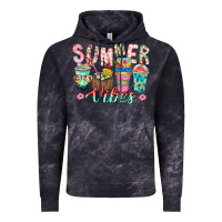 Cloud Black Summer Vibes Vintage Hoodie - CowhideDigitalArt