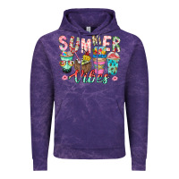 Cloud Purple Summer Vibes Vintage Hoodie - CowhideDigitalArt