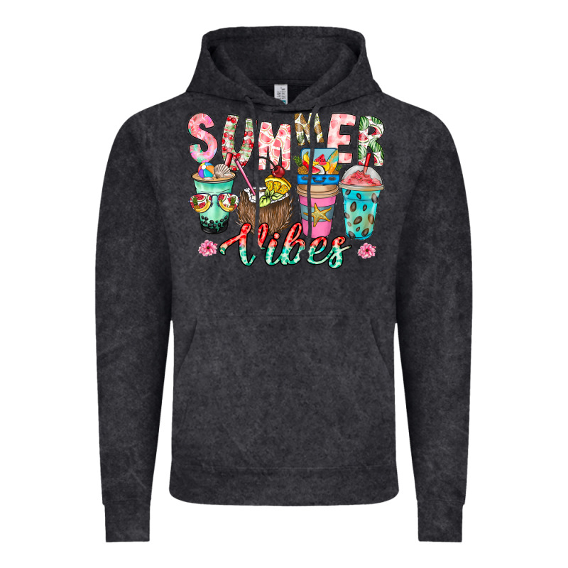 Summer Vibes Vintage Hoodie by CowhideDigitalArt | Teevron