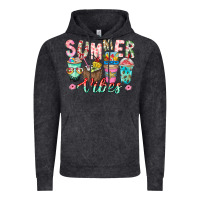 Vintage Black Summer Vibes Vintage Hoodie - CowhideDigitalArt