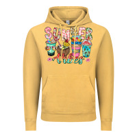 Vintage Mustard Summer Vibes Vintage Hoodie - CowhideDigitalArt