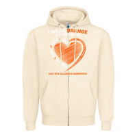 Sandshell i wear orange for my mom ms multiple sclerosis awareness t shirt Zipper Hoodie - linhVisuals