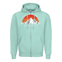 Seafoam retro vintage steamboat springs colorado distressed t shirt Zipper Hoodie - linhVisuals
