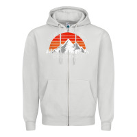 Dove Grey retro vintage steamboat springs colorado distressed t shirt Zipper Hoodie - linhVisuals