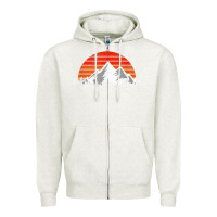 Oatmeal Heather retro vintage steamboat springs colorado distressed t shirt Zipper Hoodie - linhVisuals