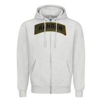 Dove Grey army ranger tab subdued infantry grunt pullover hoodie Zipper Hoodie - linhVisuals