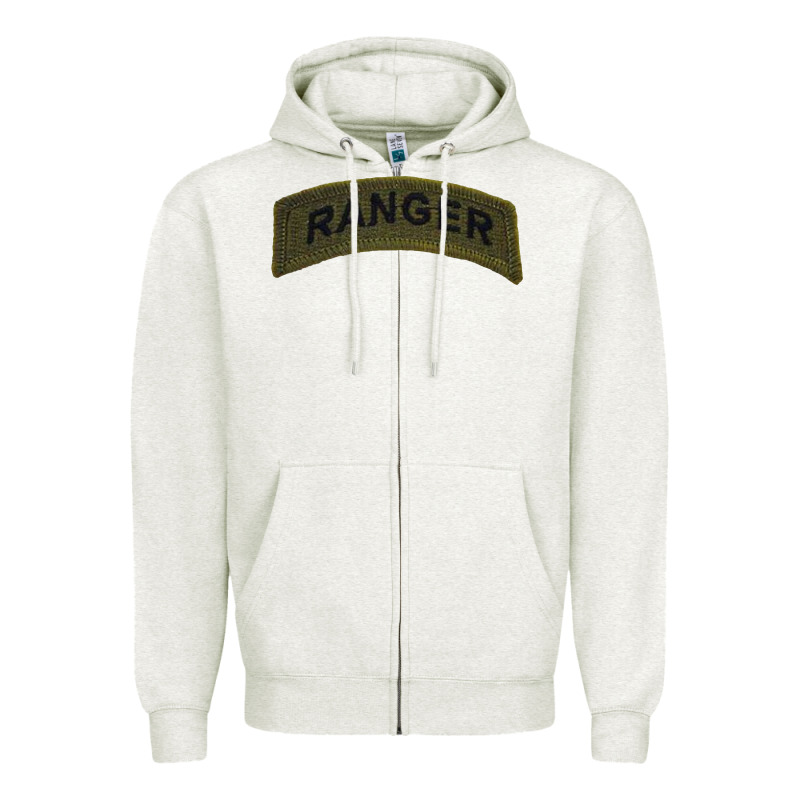 Army Ranger Tab Subdued Infantry Grunt Pullover Hoodie Zipper Hoodie by linhVisuals | Teevron