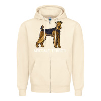 Sandshell airedale terrier crazy dog lover sweatshirt Zipper Hoodie - linhVisuals