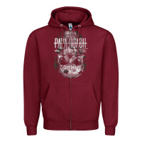 Burgundy papa roach   official merchandise   loyalty t shirt Zipper Hoodie - linhVisuals