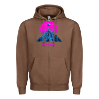 Chestnut pink sun   official gunship t shirt Zipper Hoodie - linhVisuals