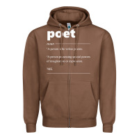 Chestnut poet definition funny for poet drama poetry poems t shirt Zipper Hoodie - linhVisuals