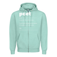 Seafoam poet definition funny for poet drama poetry poems t shirt Zipper Hoodie - linhVisuals