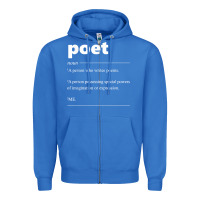 True Royal poet definition funny for poet drama poetry poems t shirt Zipper Hoodie - linhVisuals