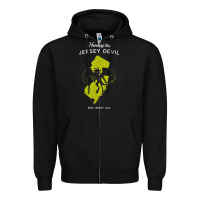 Black home of the jersey devil   new jersey, usa t shirt Zipper Hoodie - linhVisuals