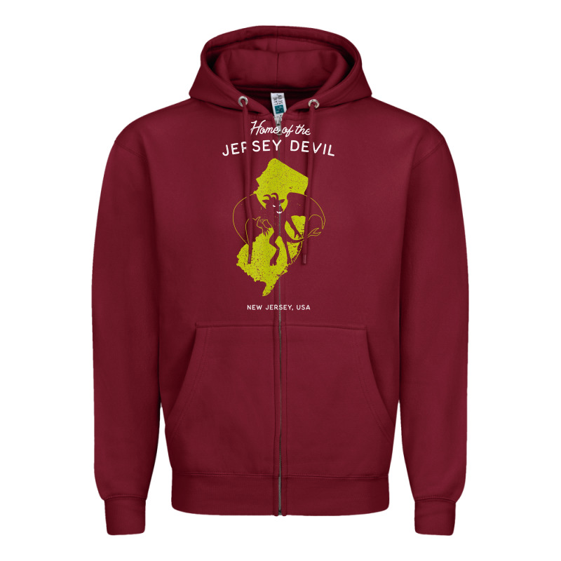 Home Of The Jersey Devil   New Jersey, Usa T Shirt Zipper Hoodie by linhVisuals | Teevron