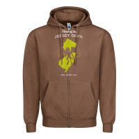 Chestnut home of the jersey devil   new jersey, usa t shirt Zipper Hoodie - linhVisuals